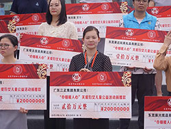6月7日上午，我集團(tuán)再向市婦女兒童福利會捐贈20萬元